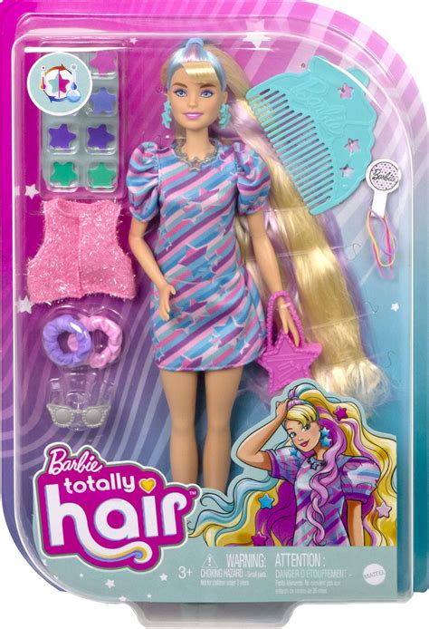 long hair barbie|barbie totally hair doll.